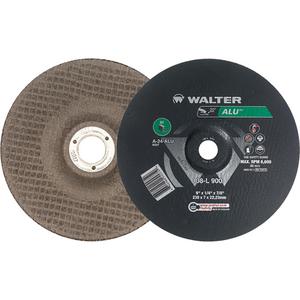 Aluminium Depressed Centre Grinding Wheels - 9", 1/4", 7/8", 6800, 27, A-24-ALU