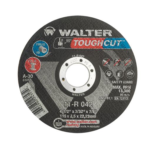 Toughcut™ Reinforced Cut-Off Wheel - 4-1/2", 5", 6", 7", 9", 3/32", 7/8", 13300, 1, Aluminum Oxide, A-30