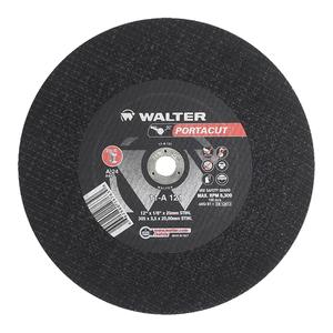 Portacut™ High Speed Cut-Off Wheel - 12", 1/8", 3/4", 6300, 1, Aluminum Oxide, FOR STEEL & CAST IRON, A-24