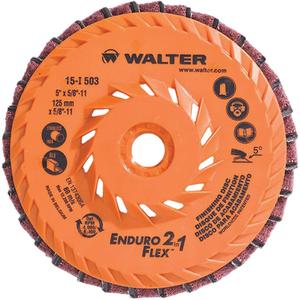 Enduro-Flex 2-in-1™ Flap Disc - 80, 5", 5/8"-11, Ceramic, 7/32"