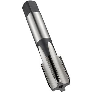 Flute Machine Tap - High Speed Steel, 1/2"-14, 4, 87 mm, Taper, G(BSP), Semi-bottoming, Bright