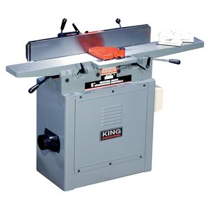 Industrial Woodworking Jointer - 6", 5500 RPM, 6" W x 55-1/2" L, 55-1/2" x 24" x 32", 36" x 5", 15 A