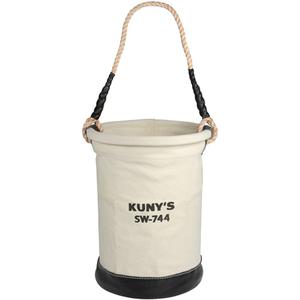 Heavy-Duty Buckets - 11", 11", 16", Beige, Canvas