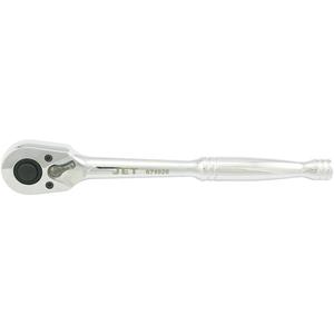 RHQ-38 Oval Head Ratchet Wrench - 8", 3/8", Ergonomic, 7.5°, ANSI, CDA39-GP-12b, GGG-W-641E