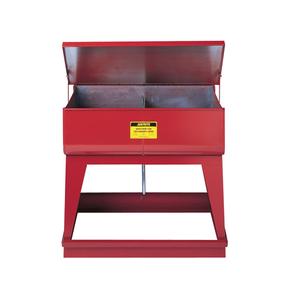 Twin Chamber Rinse Tanks - 8-3/4", Steel, 8-3/4", 16"