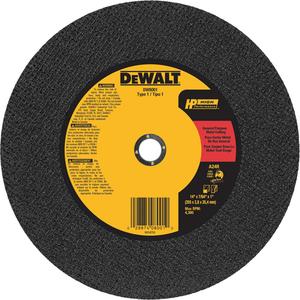 General Purpose Metal Cutting Chop Saw Wheel - 14", 7/64", 1", 4300, 1, Aluminum Oxide, Ferrous Metal