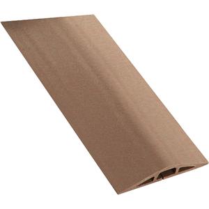 FloorTrak® Cable Cover - Not Rated, 1, 10', 2.75", 0.53", 0.60", 0.31", Brown