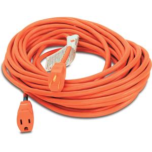 Economy Extension Cord - Indoor/Outdoor, 50', 16/3, 13 A, Orange, 1, SJTW, 3