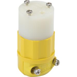 Industrial Straight Blade Connector - 5-15P, Nylon