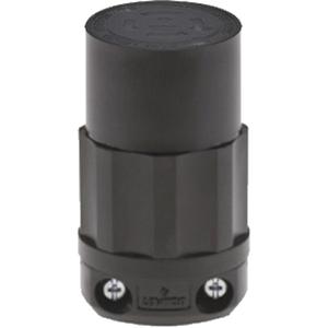 3-Pole 4-Wire Grounding Locking Connector - Nylon, 250 V, 20 Amps, Black, Black, L15-20R, 10 Years