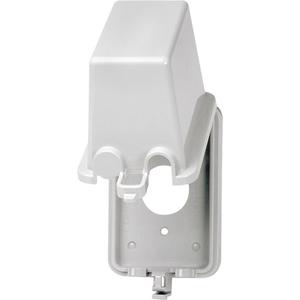 Extra Deep Weather Resistant Single Receptacle Cover - Grey, Vertical Mounting, 2 Years