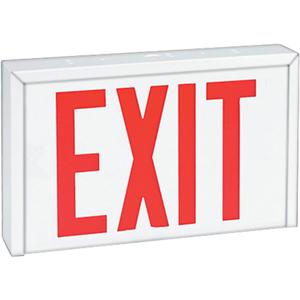 Stella Exit Signs - Exit - Steel, LED, 12", 12", English