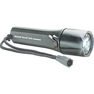 StealthLite™ 2410 Flashlight - LED, 126, 7.5, Plastic, Black, AA, Included, 184 m, 4 AA (Included), FM Class I, Div. 2, Groups ABCD, T4A; Class II, Div. 2, Groups FG