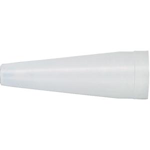 Traffic Wand With Reflective Tape - Plastic, C-Cell and D-Cell, White