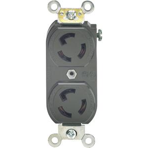 Duplex Locking Receptacle - Nylon