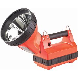 HID LiteBox® Lantern Flashlight - LED, 3350, 1.75, Plastic, Rechargeable, Orange, Rechargeable 6V Battery, LED + Xenon