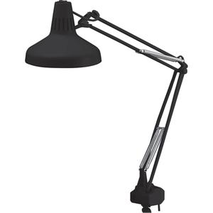 Heavy-duty Combination Task Light - 45", Black, Fluorescent/Incandescent, 22/60 W, 22/60 W, 6, Fluorescent, Incandescent