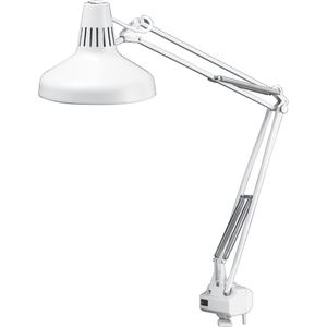 Heavy-duty Combination Task Light - 45", White, Fluorescent/Incandescent, 22/60 W, 22/60 W, 6, Fluorescent, Incandescent
