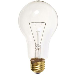Economy Line Incandescent Lamps - 200 W, 2000 hrs., 100 K, 130 V, A21, E27, 100, Incandescent A21 clear, 1, Package