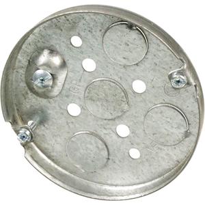 Round Device Box - 4", 1/2", Steel, Octagon