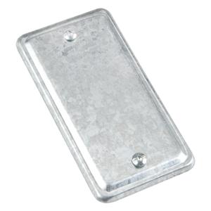 Utility Covers - Stainless Steel, Indoor, Rectangle, 1, 2 1/8 x 4, Blank