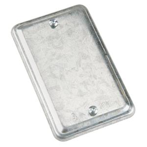 Utility Covers - Stainless Steel, Indoor, Rectangle, 1, 2 1/2 x 4, Blank
