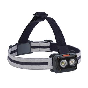 Hardcase Rugged Headlamp - LED, 325, 6.5, Rubber, AA, Black, 100 m, Included, White, IPX4