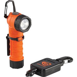 Polytac® 90 X LED Compact Tactical Flashlight - LED, 500, 2.5, Nylon, CR123, Orange, 167 m, Included, LED, 12, 2 x 3 V CR123A or 1 x SL-B26 Rechargeable, 2 x 3 V CR123A or 1 SL-B26 Rechargeable