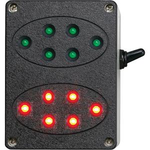 Traffic Control Systems - Plastic, No Flasher, Switch, 4-3/4", 3-1/2", 2-1/2", 110/115/120V AC, Indoor