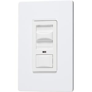 Dimmer - White, 120 V, Slider, Dimmable