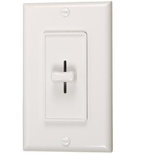 Dimmers - White, 120 V, Slider, Dimmable, 6