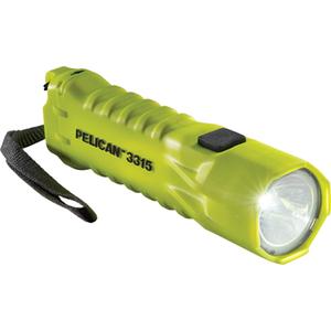 3315 Compact Flashlight - LED, 160, 19, Plastic, Yellow, AA, Included, 144 m