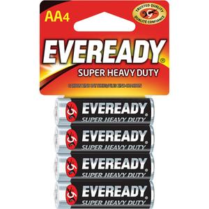 Eveready® Super Heavy-Duty Batteries - AA, 1.5 V, Pack, 4