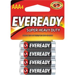 Eveready® Super Heavy-Duty Batteries - AAA, 1.5 V, Pack, 4