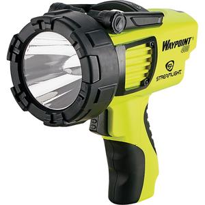 Waypoint® 400 Pistol Grip Spotlight - LED, 1000, 3.75, Rechargeable, Yellow, Plastic, 1039 m, Included, LED, 35, 87, Rechargeable Lithium Ion