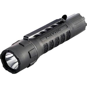 PolyTac® Flashlight - LED, 600, 35, 2.75, Nylon Polymer, Black, CR123A, Included, 214 m, 2, IPX7, 11500, 13.56 cm (5.34")