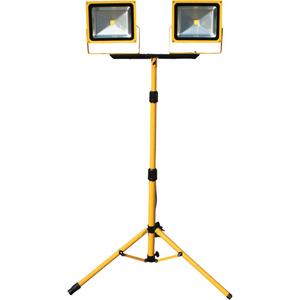 Rechargeable And Portable Floodlights - LED, 6000, 30 W, Aluminum, 8 lbs., 4500K, 5 hrs., 4 hrs.