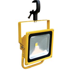 Rechargeable And Portable Floodlights - LED, 3000, 30 W, Aluminum, 8 lbs., 4500K, 5 hrs., 4 hrs.