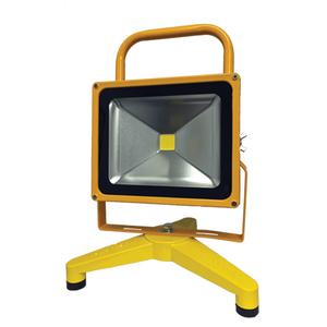 Rechargeable And Portable Floodlights - LED, 3000, 30 W, Aluminum, 8 lbs., 4500K, 5 hrs., 4 hrs.