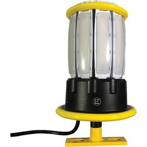 Portable Floodlights - LED, 13000, 120 W, Aluminum, 12 lbs., 4500K, IP64 Weatherproof, 15' 18/3 SJOW
