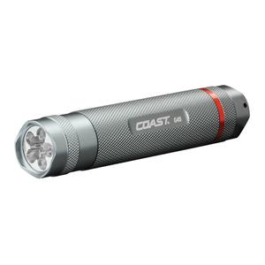 G45 Flashlight - LED, 385, 1, Aluminum, Silver, AAA, Included, 168 m, High, Bulls-Eye Spot, 4.6" (11.68 cm)
