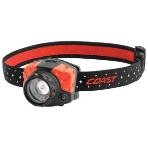 FL85 Headlamp - LED, 615, 2.25, Plastic, AAA, Black, 183 m, Included, Red & White, 96, 77 m, 13, Red and White Beam