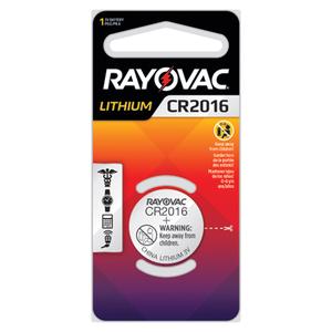 CR2016 Lithium Coin Cell Battery - 3 V, CR2016