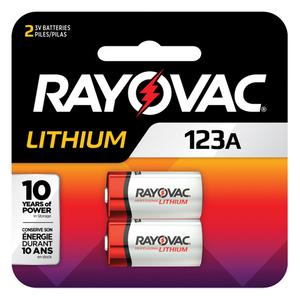 Lithium Batteries - 123, 3 V, 2, Package