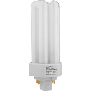 Dulux® D/E/IN Amalgam Triple-Tube Compact Fluorescent Lamp - 26 W, 16000 hrs., 4100 K, T (T4), G24Q-3, 82, 1745, 1500, CF26DT/E/IN/841/ECO