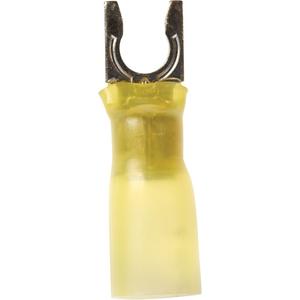 Scotchlok™ Locking Fork - 221°F (105°C), 12 - 10 AWG, Yellow, Heat Shrink