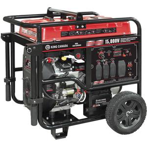 V-Twin Gasoline Generator - 40 L, 38-3/8", 32", 34", 15000 W, 12500 W, 120 V/240 V, 120V/240V/50 Amp. AC