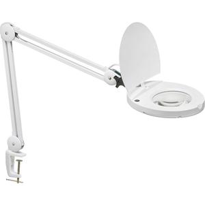 LED Magnifier with A-Bracket - 47", C-Clamp, White, LED, 8 W, 3, 120 V, 760, 3000 K, 80+