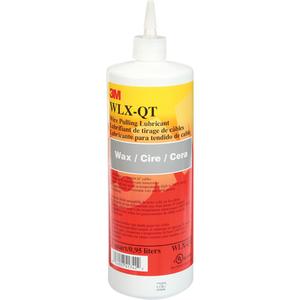 Wire Pulling Lubricant - 32 fl. oz., 1 gal., Squeeze Bottle, Gray, Wax, '-12 °C to 90 °C, 12°C to 90°C