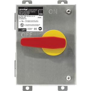 Stainless Steel Disconnect Switch - Pistol Grip, 60 Amps, 600 V, Stainless Steel, Non-Fusible, Yes